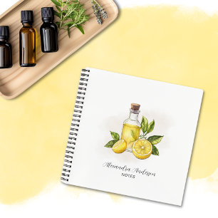 Cuaderno Aceites Esenciales Botánicos de Limón Citrus Acuar