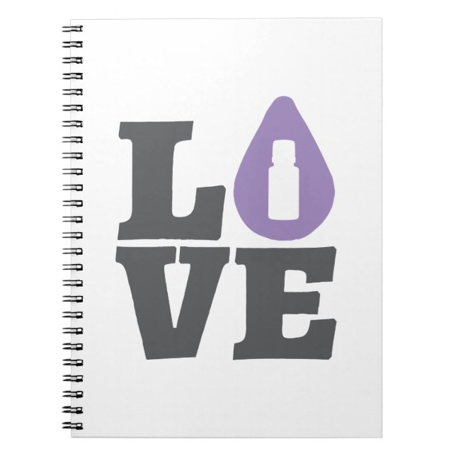 Cuaderno Aceites esenciales del AMOR (Frente)
