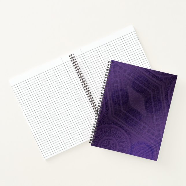 Cuaderno Aceptación | Medallones de Meditación Violeta (Interior)