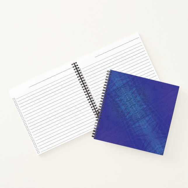 Cuaderno Aceptación | Patrón Shibori Violeta Azul Índigo (Interior)