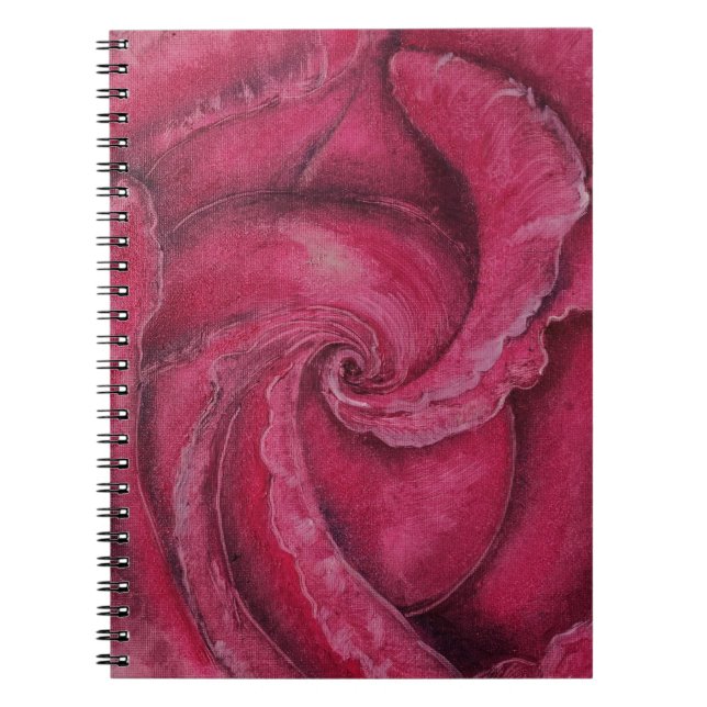 Cuaderno Acercamiento a la rosa roja (Frente)