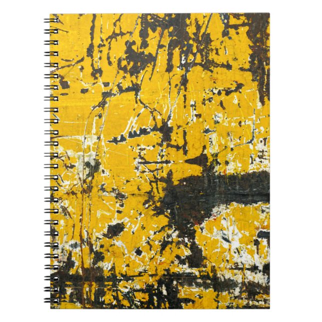 Cuaderno Acero Rústico Antiguo, Fondo Texturado. (Frente)