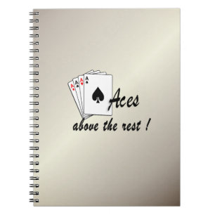 Cuaderno Aces por encima del resto del oro de la antigua