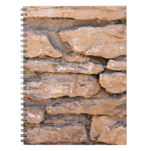 Cuaderno Aciente pared de ladrillo. Fondo de pared de ladri