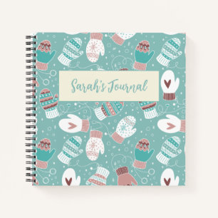 Cuaderno Acogedores Navidades de invierno miden el patrón e
