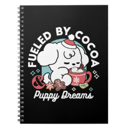 Cuaderno Acogedores sueños de cachorro - chocolate caliente