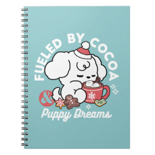 Cuaderno Acogedores sueños de cachorro - chocolate caliente
