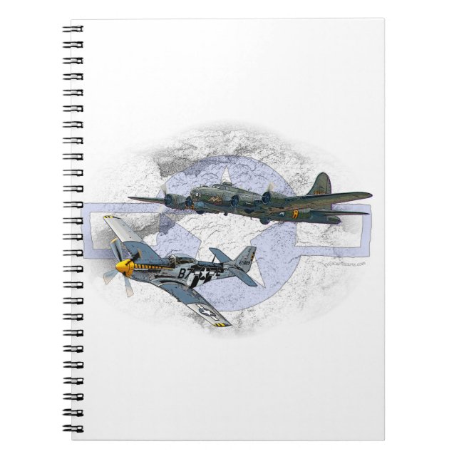Cuaderno Acompañamiento del vuelo del mustango P-51 (Frente)