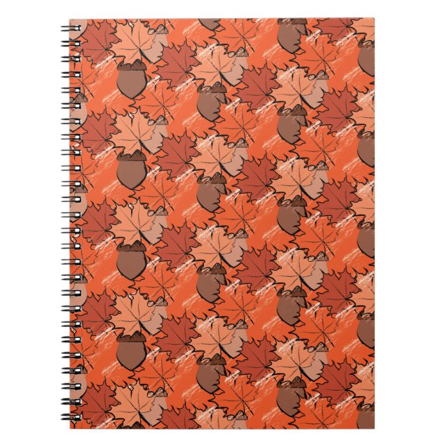 Cuaderno Acornos y hojas II (Frente)