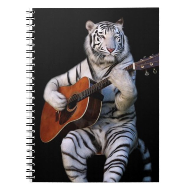 Cuaderno Acoustic Tiger Study – Aesthetic Notebook (Frente)