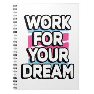 Cuaderno Actitud de Éxito Sueños Metas Frase Motivacional