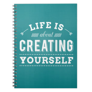 Cuaderno Actitud, Éxito, Trabajo, Frase Motivacional de Vid