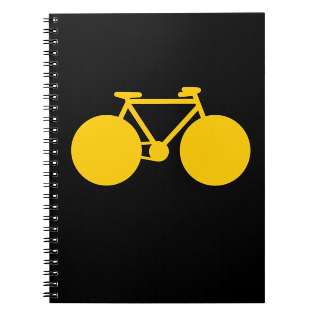 Cuaderno actitud verde de bicicleta (Frente)