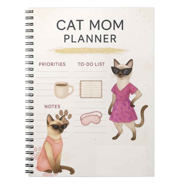Cuaderno Actividad del gato  (Frente)