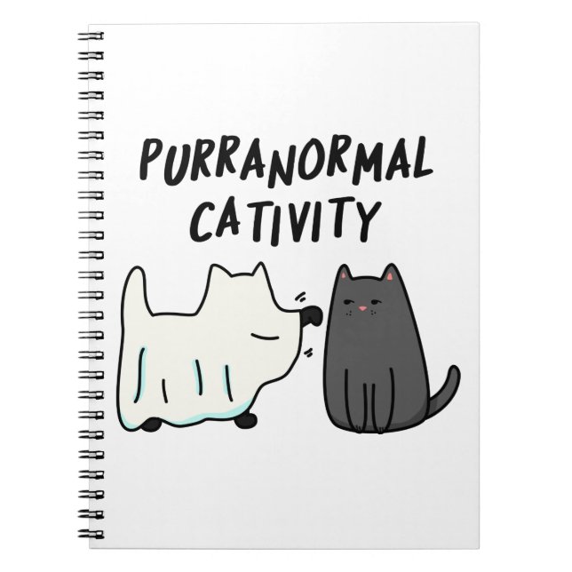 Cuaderno Actividad Purranormal Gracia divertida de Hallowee (Frente)