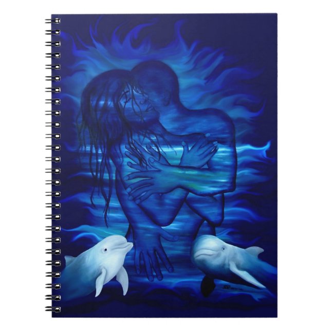 Cuaderno Acto de pasión - emparejar con pareja delfín (Frente)