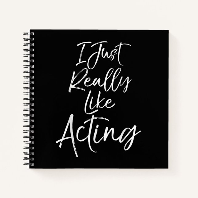 Cuaderno Actor Cucito A Las Mujeres Que Realmente Me Gusta  (Anverso)