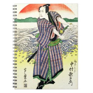 Cuaderno Actor Nakamura Utaemon 1813