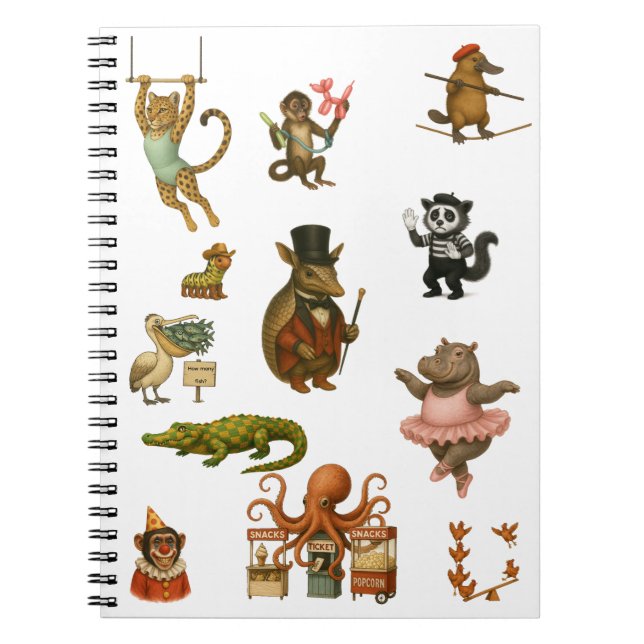 Cuaderno Actos del circo Dingaling Bros (Frente)