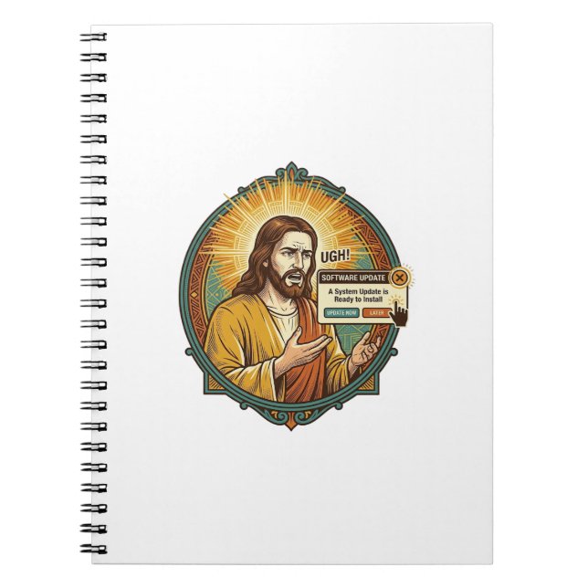 Cuaderno Actualización de software molesta emergente Jesús  (Frente)