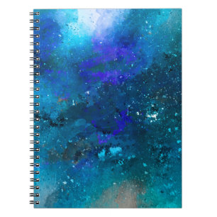 Cuaderno acuarela abstracta de arte de fondo