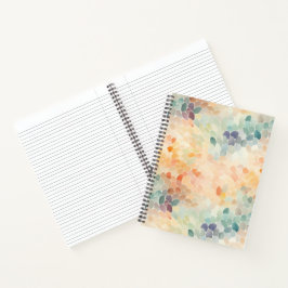 Cuaderno Acuarela abstracta en tonos pastel suaves