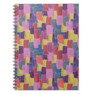 Cuaderno acuarela abstracta: fondo salpicado sin costuras.