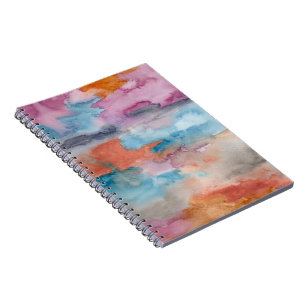 Cuaderno Acuarela abstracta moderna