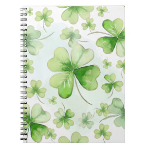 Cuaderno Acuarela Afortunada Trébol de Cuatro Hojas Mamá Pa