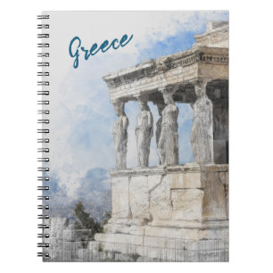 Cuaderno Acuarela Ancient Athens Ruins Notebook - grecia