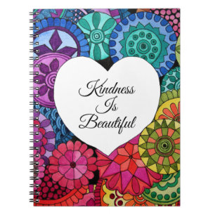 Cuaderno Acuarela Arcoiris Mandala con corazón