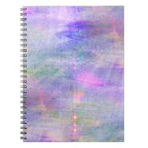 Cuaderno acuarela azul, rosada inconsútil del amarillo del