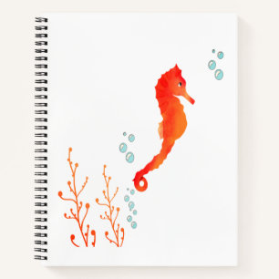 Cuaderno Acuarela Caballo de mar Mug - Cute Ocean Skyline