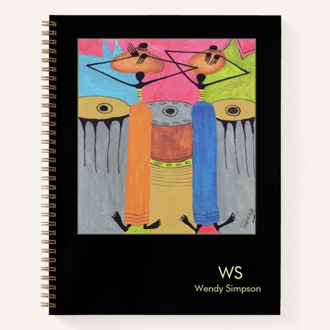 Cuaderno Acuarela, colores de felicidad (Anverso)