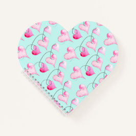 Cuaderno Acuarela Corazón de San Valentín