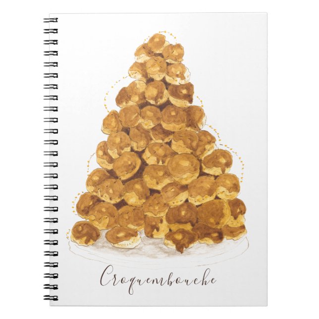 Cuaderno acuarela croquembouche (Frente)