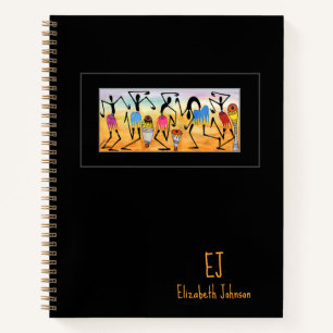 Cuaderno Acuarela, danza africana que calienta el corazón
