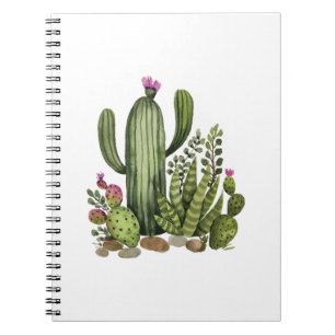 Cuaderno acuarela de Cactus