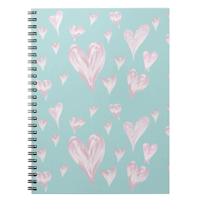 Cuaderno Acuarela de corazones (Frente)