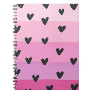 Cuaderno Acuarela de diseño de temática cardíaca