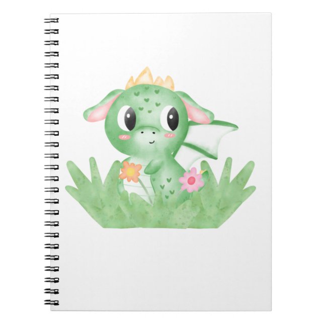 Cuaderno Acuarela de Dragón para bebés (Frente)
