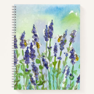 Cuaderno Acuarela de flores de miel de abeja