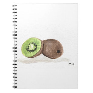 Cuaderno Acuarela de fruta de Kiwi
