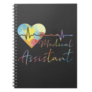 Cuaderno Acuarela de impulsos del hospital auxiliar médico