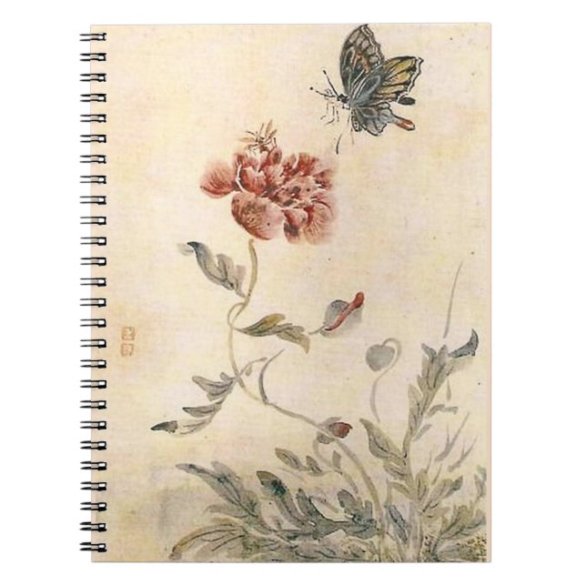 Cuaderno Acuarela de la abeja, de la mariposa y de la (Frente)