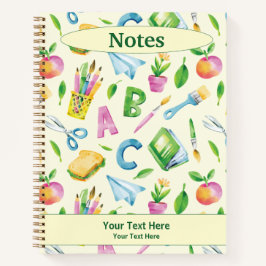 Cuaderno Acuarela de la escuela B C