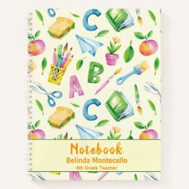 Cuaderno Acuarela de la escuela B C