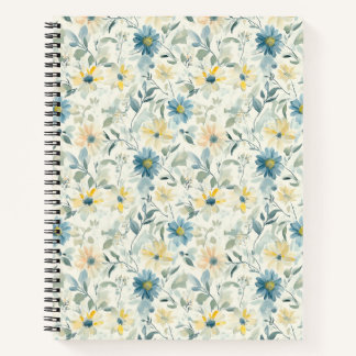 Cuaderno Acuarela de margarita de prado suave