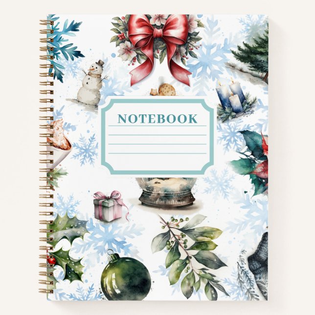 Cuaderno Acuarela de navidades (Anverso)