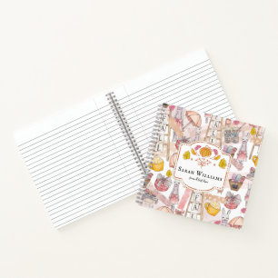 Cuaderno Acuarela de otoño personalizada